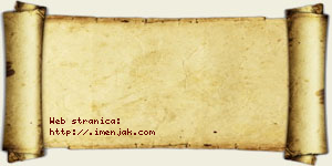 Una Šerović vizit kartica